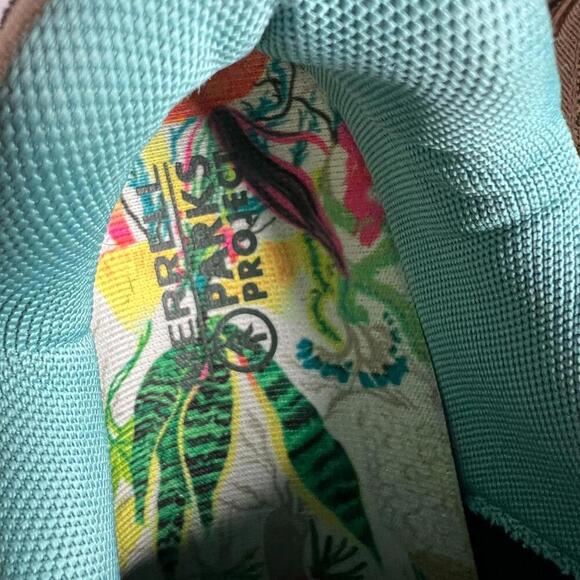 Merrell Moab 2 x Parks Project Men’s Hiking Shoes Vibram Tan Green Orange US 11 - Picture 6 of 9